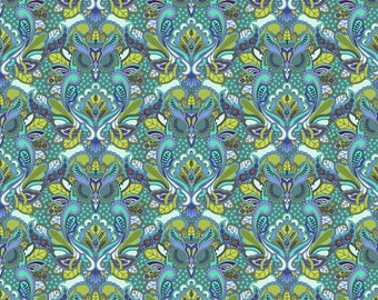 Fat Quarter Owl in Forge  - Tula Pink's All Stars Fabric for Free Spirit Fabrics