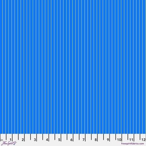 Fat Quarter  - Tula Pink&#39;s True Colors Fabric for Free Spirit Fabrics -- Tiny Stripes in Clarity