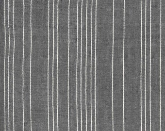 Moda Low Volume Wovens Wide Silver Base Stripe by Jen Kingwell -- Fat Quarter