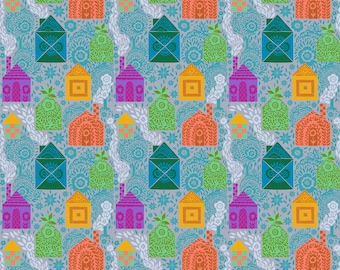 Allegory by Anna Maria Parry -- Fat Quarter of AMT146- 47V Storybook in Pigeon