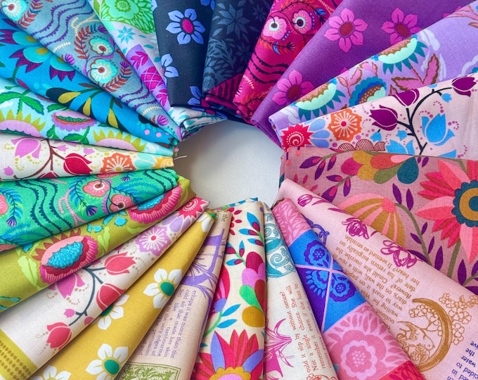 Fat quarter bundle of Allegory by Anna Maria Parry -- Fat Quarters (plus) of all 21