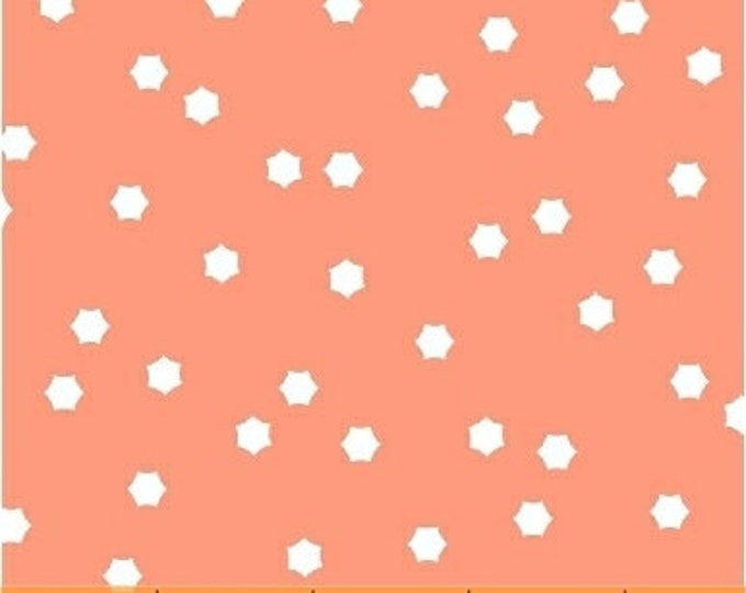 Penelope by Annabel Wrigley for Windham Fabrics - Star Dot in Coral