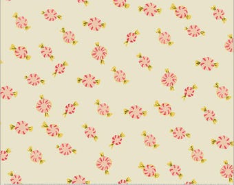 Heather Ross Studio Edit -- 50167D-2 Peppermint Candies in Cream