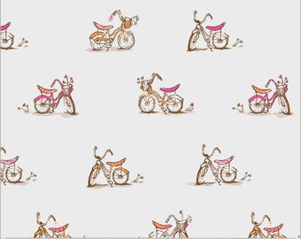 Heather Ross Studio Edit -- 54327D-3 Dream Bike in White