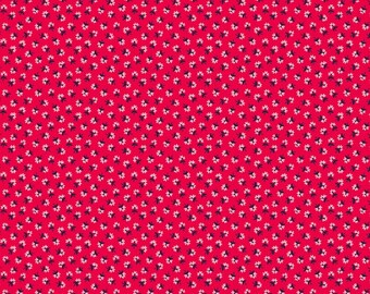 Five and Ten by Denyse Schmidt for Windham Fabrics -- Fat Quarter of Itty Bitty in Red (52488-9)