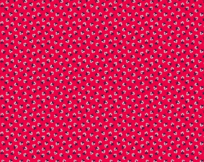 Five and Ten by Denyse Schmidt for Windham Fabrics -- Fat Quarter of Itty Bitty in Red (52488-9)
