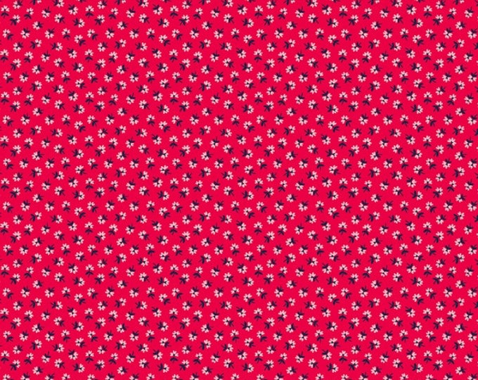 Five and Ten by Denyse Schmidt for Windham Fabrics -- Fat Quarter of Itty Bitty in Red (52488-9)