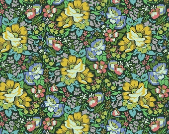 Love Always by Anna Maria Horner Fabrics for Free Spirit Fabrics - Fat quarter of Overachiever in Forest