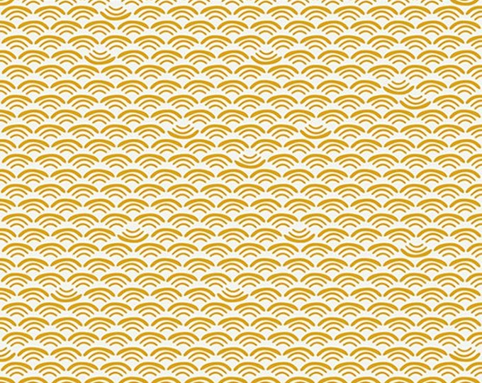 Koi Pond by Ruby Star Society -- Fat Quarter of Smile and Wave in Cactus (RS1042 13)
