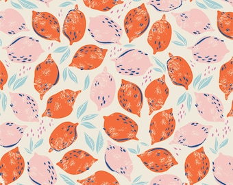 Sunburst by AGF Studio for Art Gallery Fabrics -  Fat Quarter of Peach Lemonade