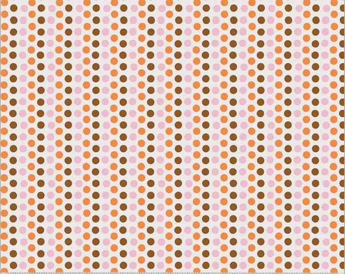 Heather Ross Studio Edit -- 54326D-5 Dots in Pink & Orange