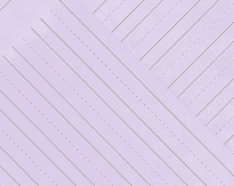 Jot by Heather Givans for Windham Fabrics - Penmanship Paper in Thistle - Fat Quarter
