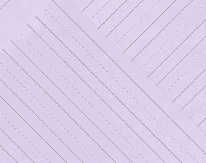 Jot by Heather Givans for Windham Fabrics - Penmanship Paper in Thistle - Fat Quarter
