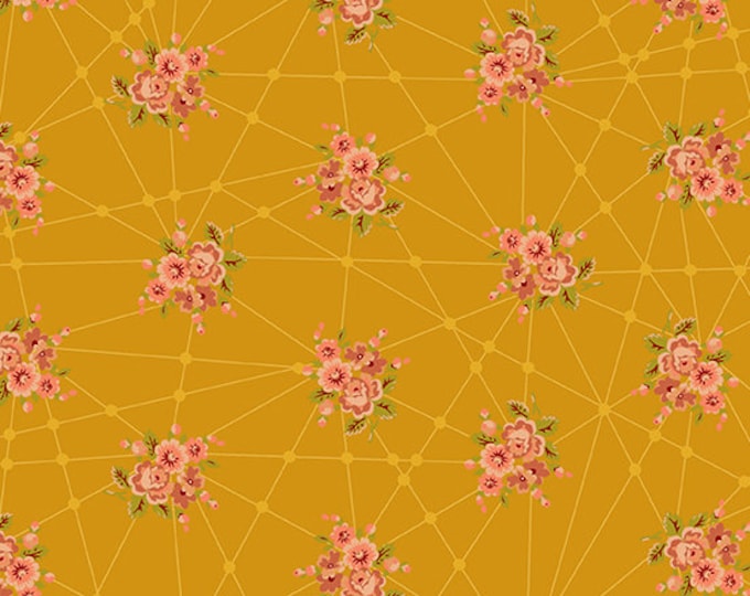 Nonna by Guicy Guice for Andover Fabrics - Fat Quarter of Little Bouquets in Garfield