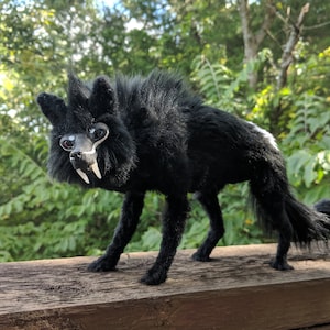 EXAMPLE LISTING~ Posable Shield Wolf art doll.