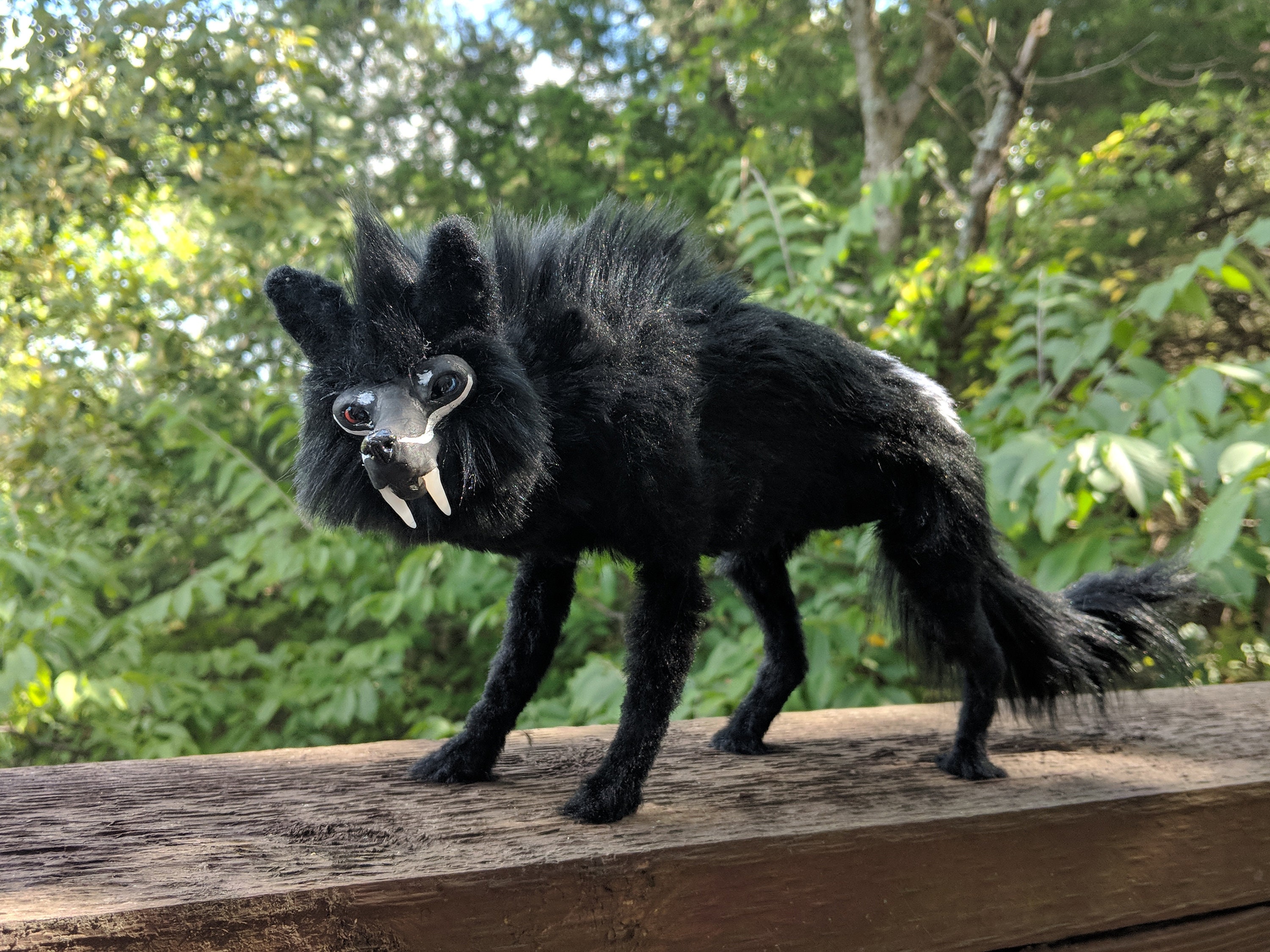 EXAMPLE LISTING~ Posable Shield Wolf Art Doll. - Etsy