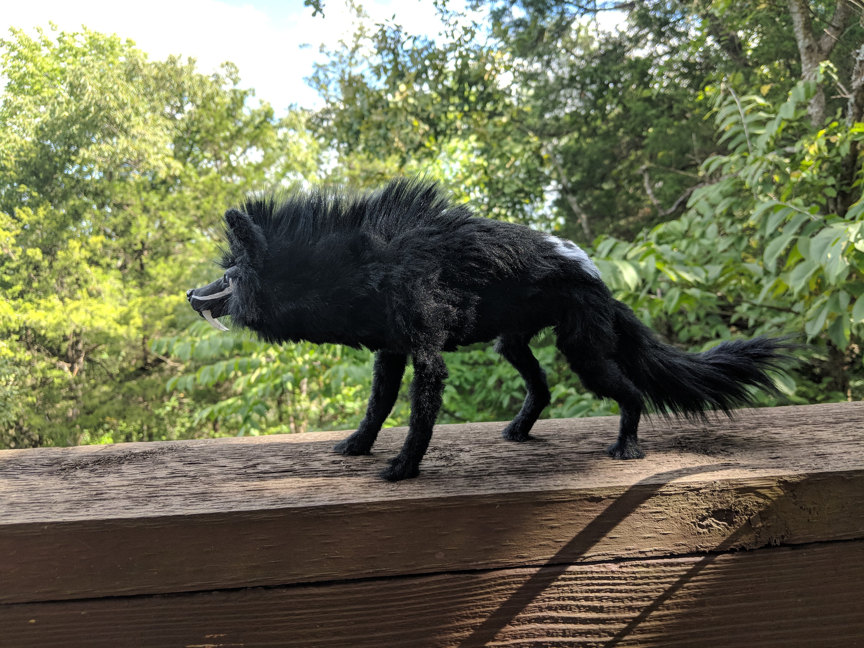 Posable Shield Wolf Art Doll - Etsy