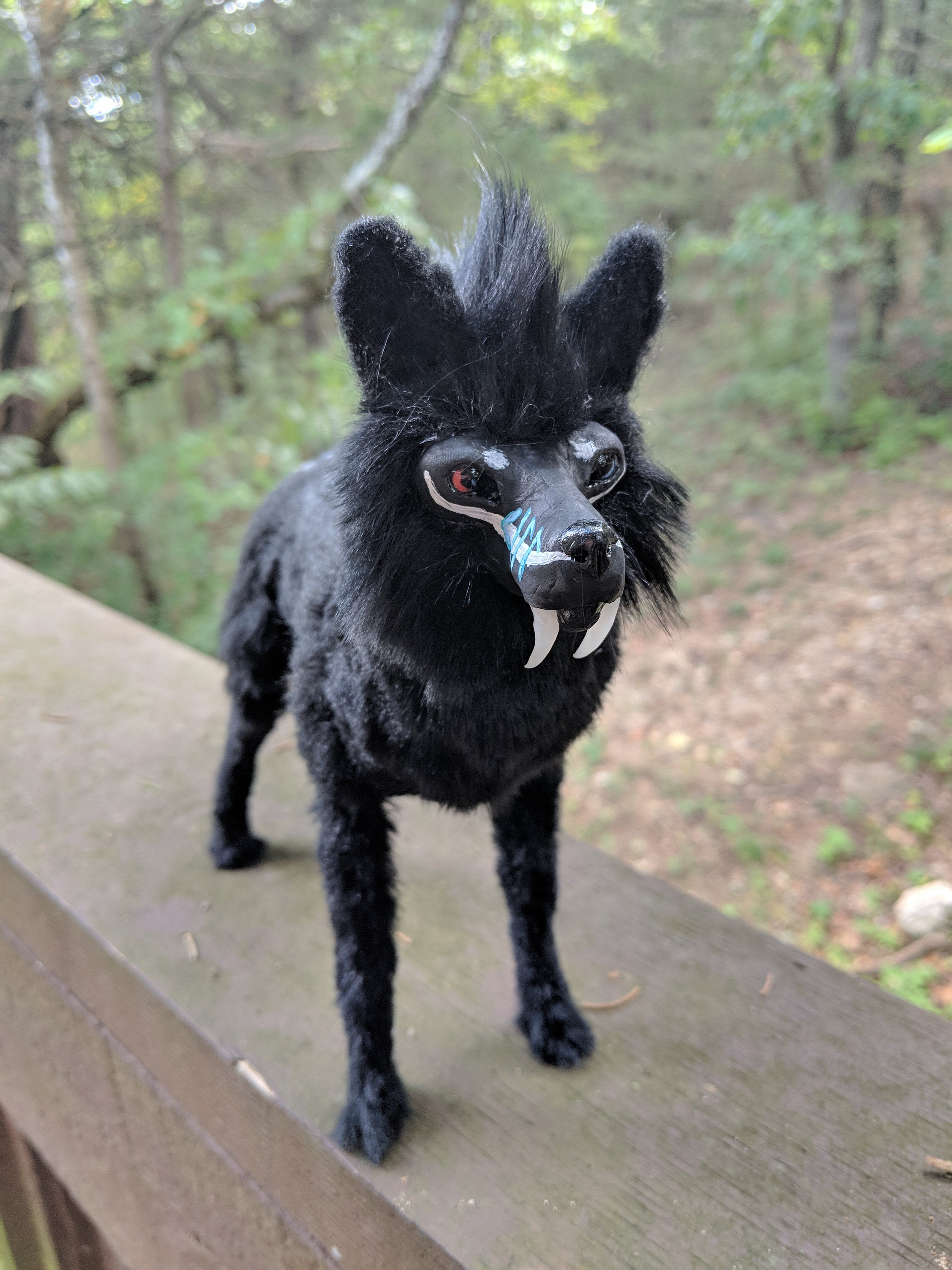 Posable Shield Wolf Art Doll - Etsy