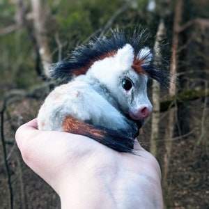 EXAMPLE LISTING~ Mini horse, OOAK handmade one-of-a-kind poseable art doll