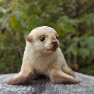 EXAMPLE LISTING~ OOAK Posable handmade Fur Seal Art doll