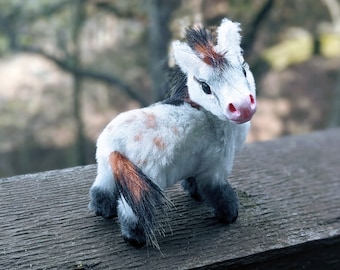 EXAMPLE LISTING~ Mini horse, OOAK handmade one-of-a-kind poseable art doll