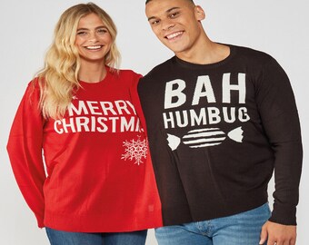 Giving and Receiving Christmas Jumper Merry Xmas Double Twosie