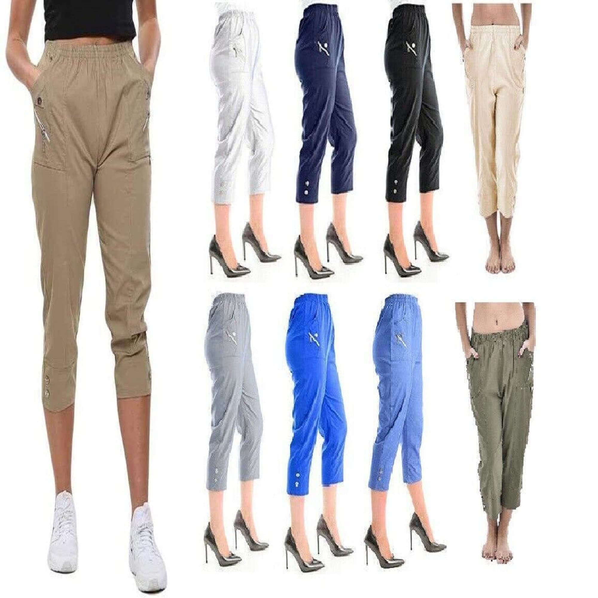 Linen Capri Pants - Cara - Natural Clothing Company