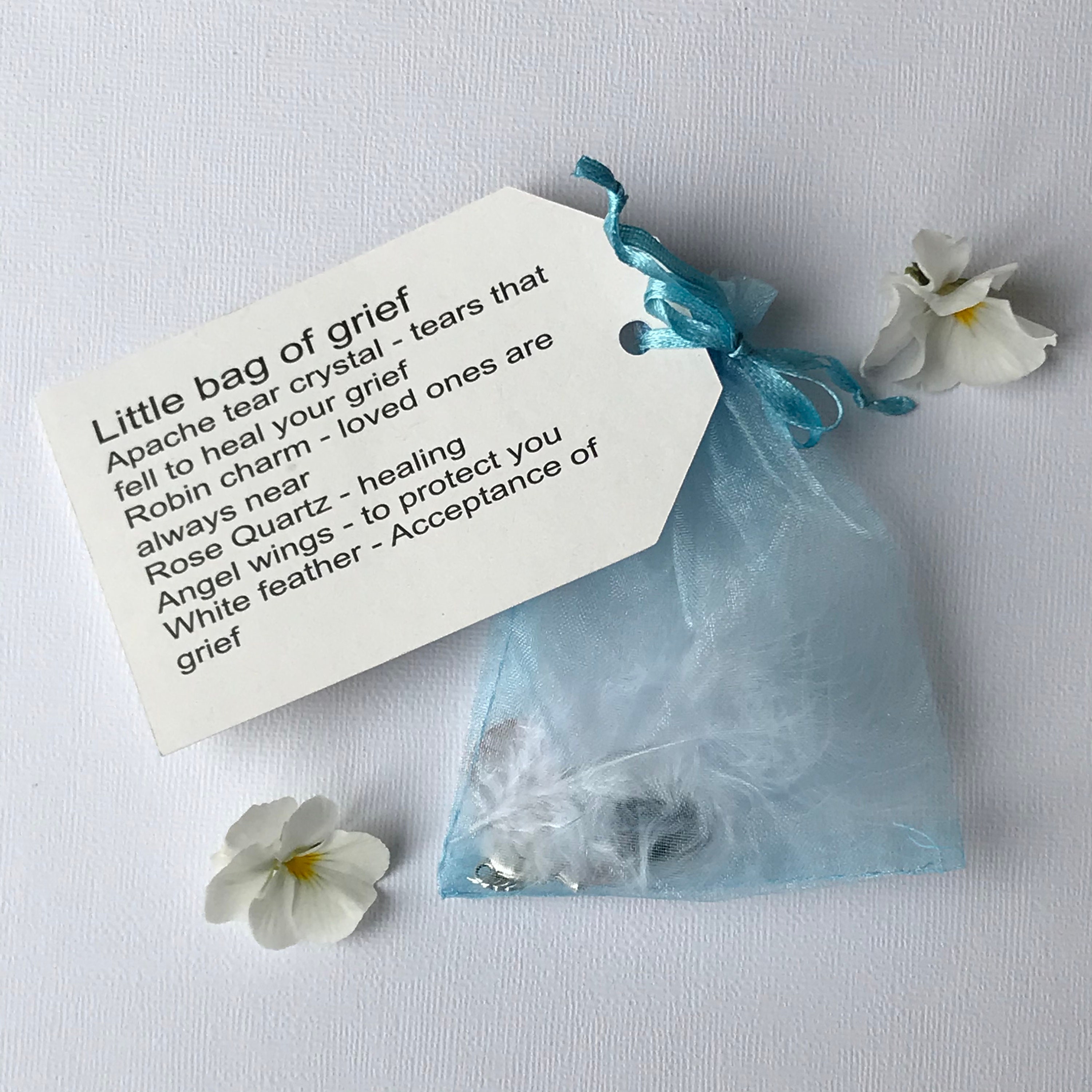 Little Bag of Grief Crystal Healing Gift Sympathy Gift Etsy UK