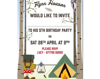 パーソナライズされたパーティー招待状