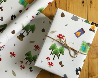 Camping Gift Wrap