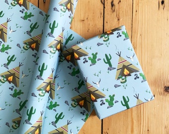 カウボーイ ギフトラップ ブルー