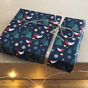 Weihnachtsrotkehlchen Geschenkverpackung - Dunkel