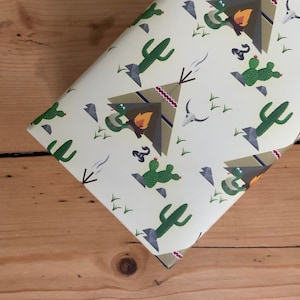 Cowboy Gift Wrap