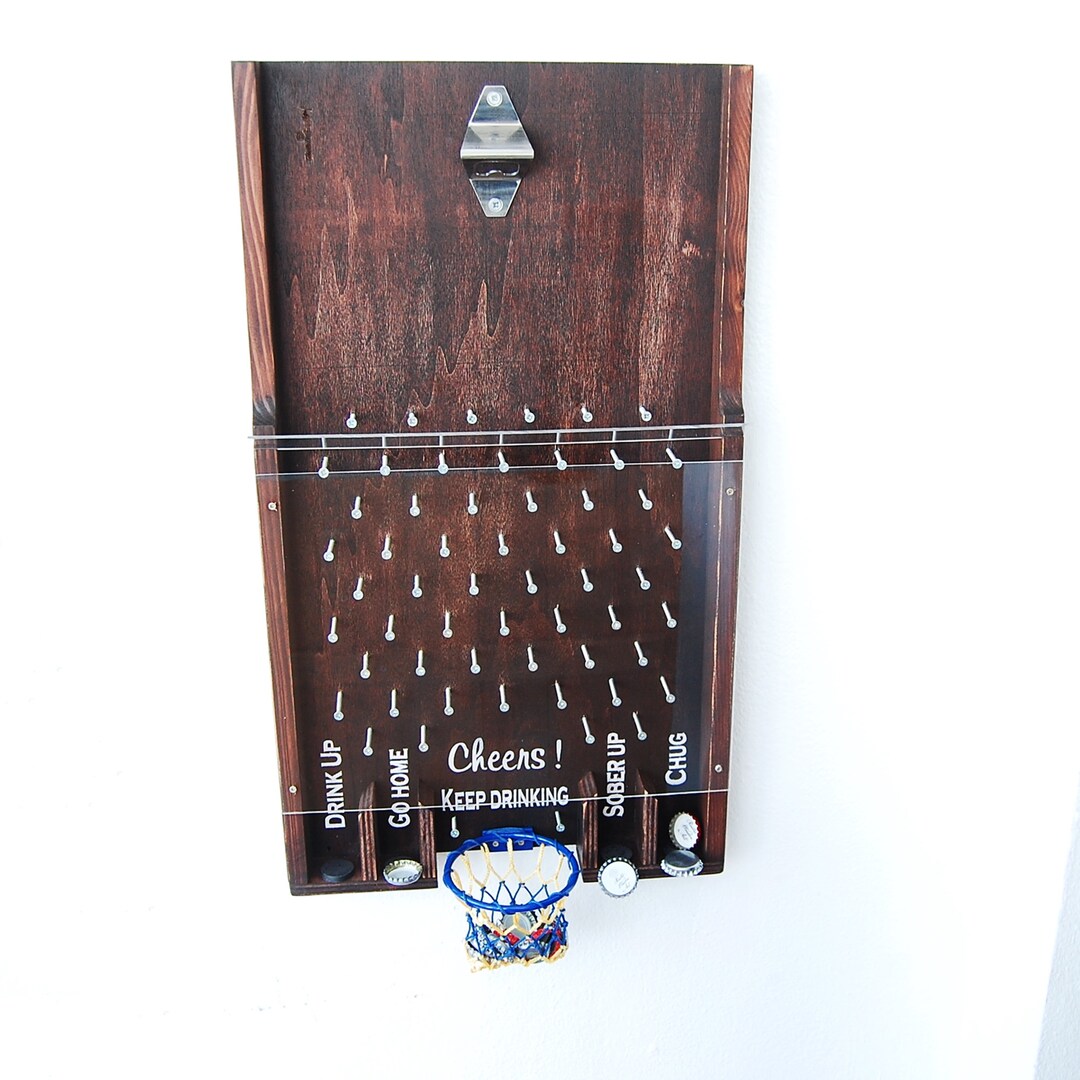 Plinko Bottle Opener, Drinko Plinko Game, Wall Mounted Bottle Opener