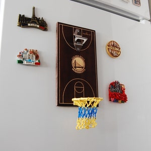 Golden State Warriors fan gift idea, Christmas gift for him, Fridge bottle opener, Golden State Warriors, Christmas gift for Warriors fan,