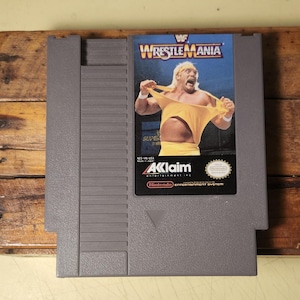 Vintage NES Nintendo WWF Wrestlemania Game