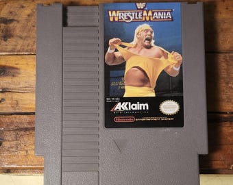 Vintage NES Nintendo WWF Wrestlemania Game