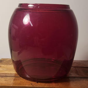 Vintage NOS? Red Lantern Globe/Shade.
