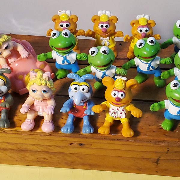 Vintage 1980s Muppet Babies PVC Figurines