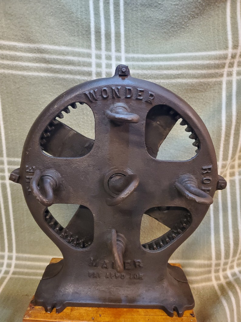 Antique WONDER Rope Maker Machine Cast Iron Farm. 5 Hook. Etsy