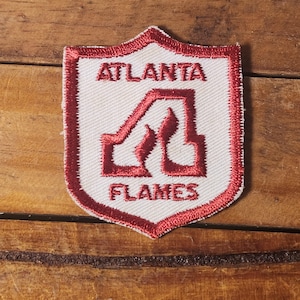 1970s Vintage Hockey Patch. Atlanta Flames.