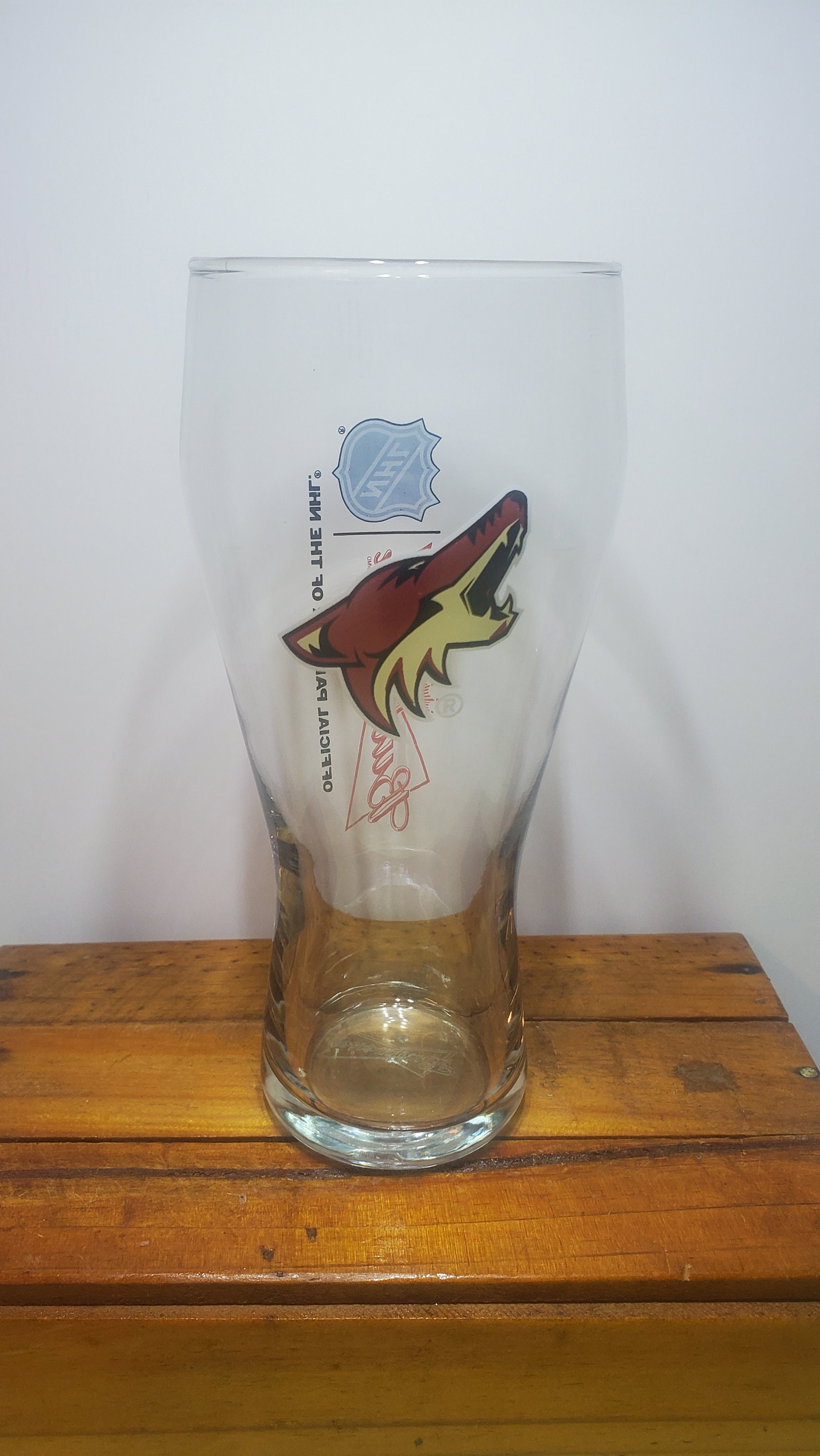Bud Light St. Louis BLUES Hockey Pint Beer Glasses, 5 3/4 Tall, Set of 2,  16 oz