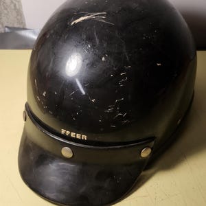 1970's motorcycle helmets value DOT TOECUTTER 70's LINE RED Vintage 70s Motorcycle Helmet -