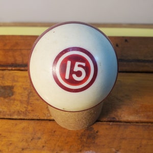 Vintage Billiards Pool 15 FIFTEEN Ball. Cool Piece!