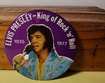 Vintage Elvis Presley Pin/Button