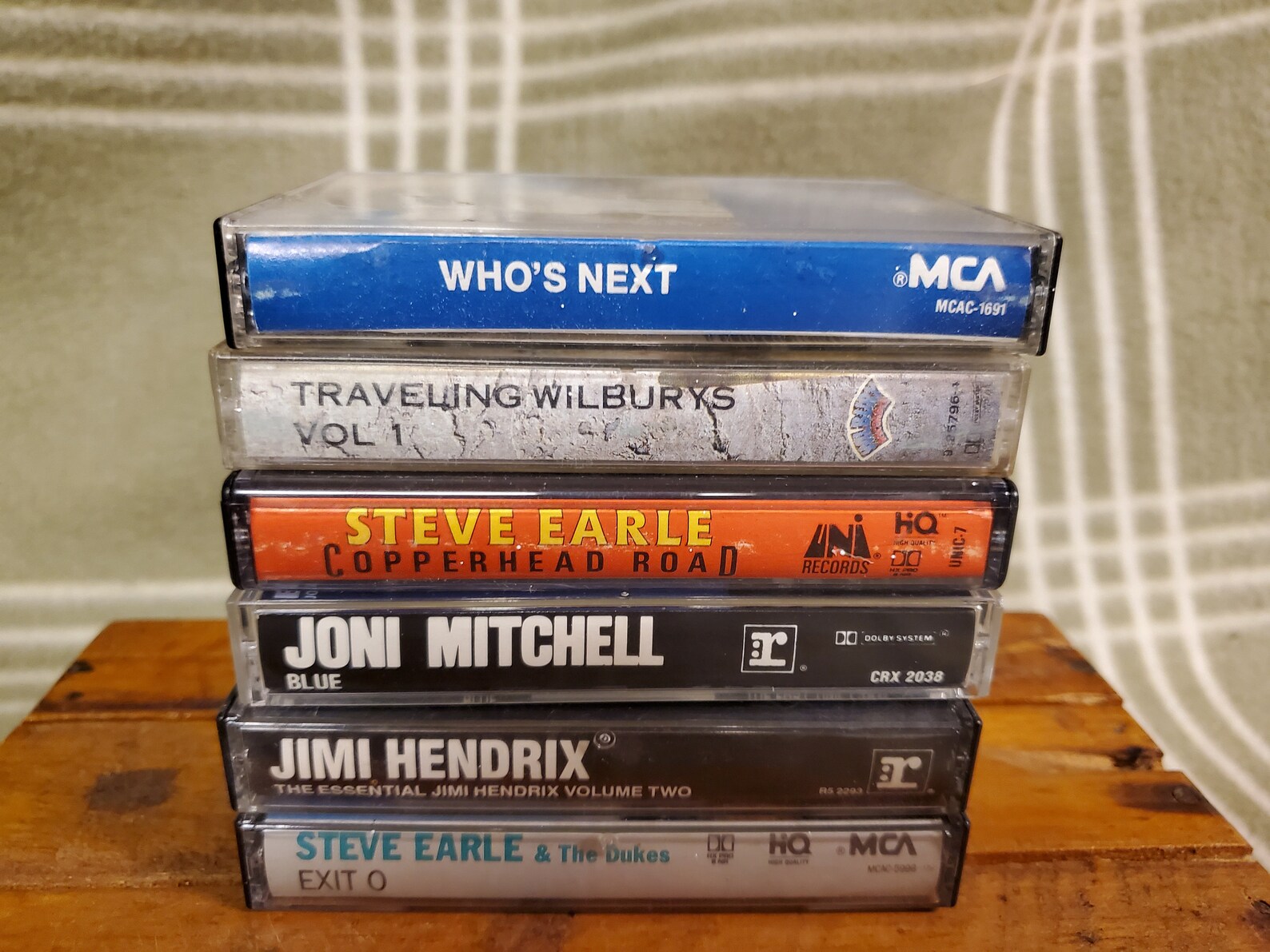 70s/80s Lot of 6 Rock and Roll Cassette Tapes. Steve Earle. | Etsy