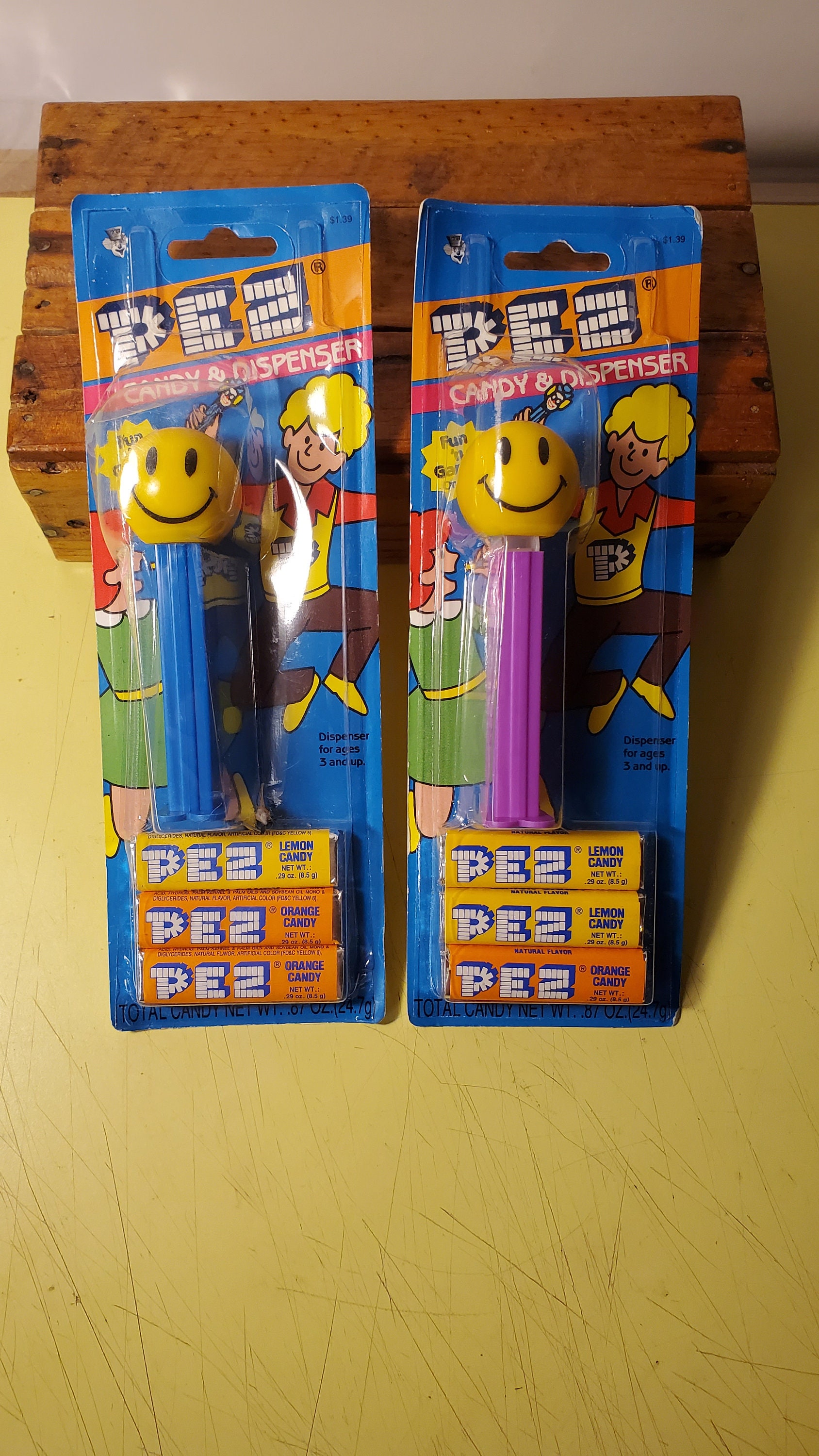 2 NIP Vintage Smiley Face Pez 1990s - Etsy