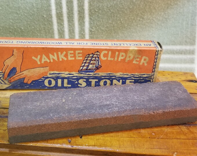 Vintage Yankee Clipper Combination Oilstone Razor Hone. Etsy