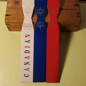 ¿Raro portabotellas de cartón de cerveza canadiense Molson vintage?