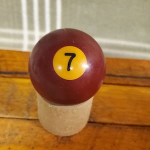 Vintage Billiards Pool 7 SEVEN Ball. Lucky. Cool Piece!